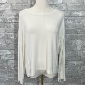 Banana Republic Crisscross Open Back Long Sleeve Tee